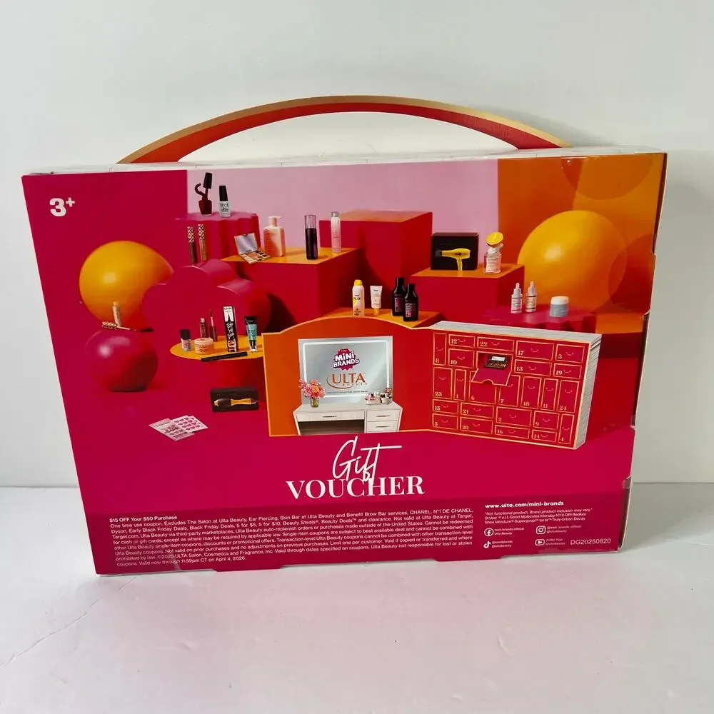 Ulta Beauty Limited Edition Advent Calendar Zuru Mini Brands 25 Hidden Surprises